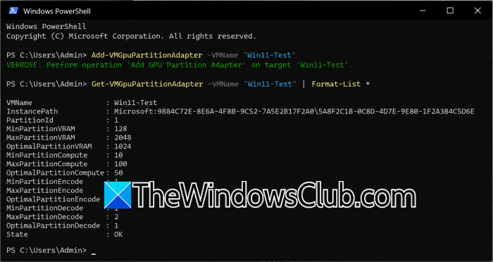 Enable GPU Partitioning (GPU-P) in Hyper-V on Windows client or server gpu-partitioning.png