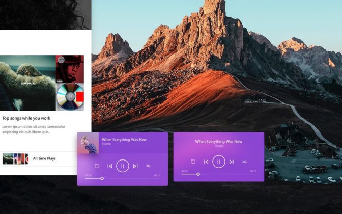Concept shows off Groove Music with revamped design on Windows 10 Groove-Music-for-Windows-10-concept-672x420.jpg