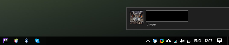 Skype, no taskbar icon notification on startup.(open, minimize, works) gYPdPh9.png