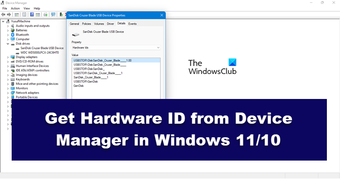 How to get Hardware ID from Device Manager in Windows 11/10 hardware-id-from-device-manager.png