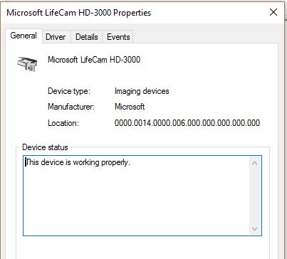 Microsoft lifecame hd 3000 still not working.driver says error and cam won't work.is this... -hd-3000-stopped-working-after-windows-10-anniversary-update-lifecam_the-device-working-properly.jpg