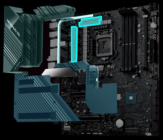 New ASUS and ROG Z490 Series motherboards now available for preorder heatsink.jpg