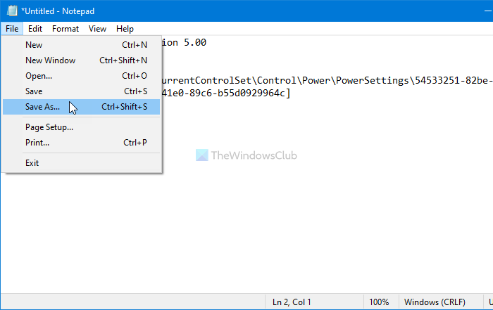 How to show or hide Minimum and Maximum Processor State in Power Options in Windows 10 hide-minimum-and-maximum-processor-state.png