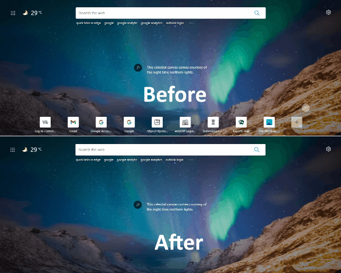 How to hide Quick Links on a New tab page in Edge using Registry Editor hide-quick-links-in-edge-regedit.png