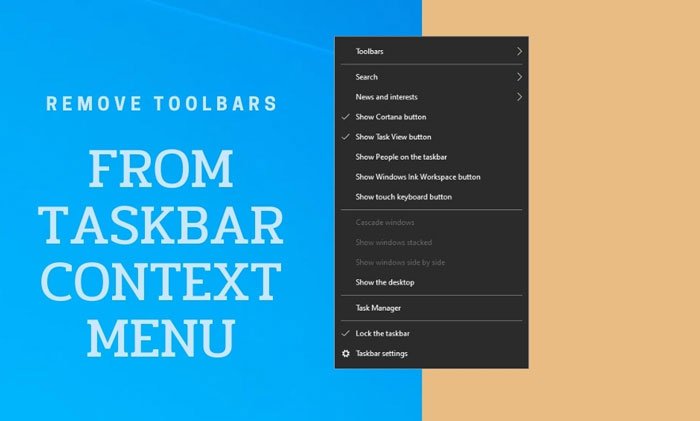 How to show or hide Toolbars option in Taskbar right-click Context Menu in Windows 10 hide-toolbars-option-taskbar-right-click-menu-4.jpg