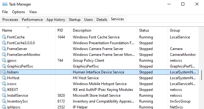 How to Fix USB Keyboard volume keys not working on Windows 11 hidserv-stopped-volume-keys-issue.png