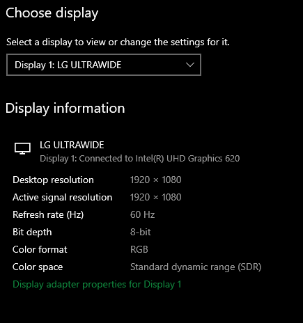 Can't select 2560x1080 resolution for ultrawide monitor with Windows 10 1909 Update hiIJa.png