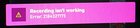 Recording isn't working. Error code and other info in the post. HnSfq8LRNwpRKc1a4mKERP3j1T9Xl3ZwKKeGvqugwUI.jpg