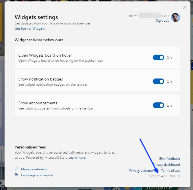 Windows 11 adds a full screen button to the Widgets board in the stable channel How-to-check-Windows-Web-Experience-Pack-version-number.jpg