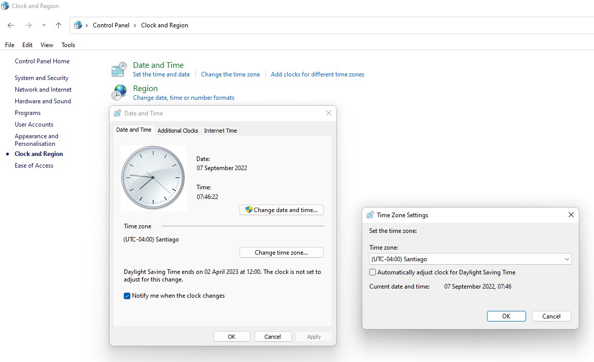 Microsoft says that Windows users in Chile could run into issues because of Daylight... How-to-disable-Daylight-Savings-Time-in-Windows-10-and-11.jpg