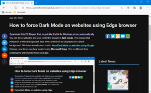 How to force Dark Mode on websites using Edge browser How-to-force-Dark-Mode-on-websites-using-Edge-300x185.png