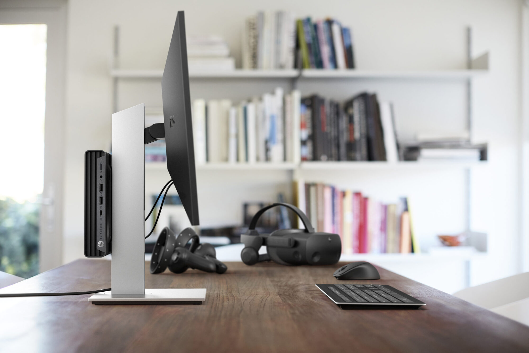 Latest HP PCs adapt to rapidly changing work environment HP-EliteDesk-805-G6-Desktop-Mini-PC_Workspace-2-scaled.jpg
