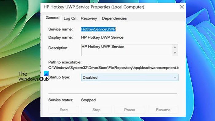 Disable HP Hotkey Support blank pop-up in Windows 11 hp-hotkey-uwp.jpg