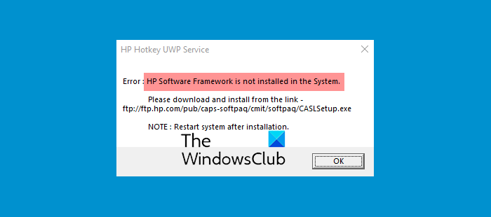 HP Software Framework is not installed in the System HP-Software-Framework-is-not-installed-in-the-system.png