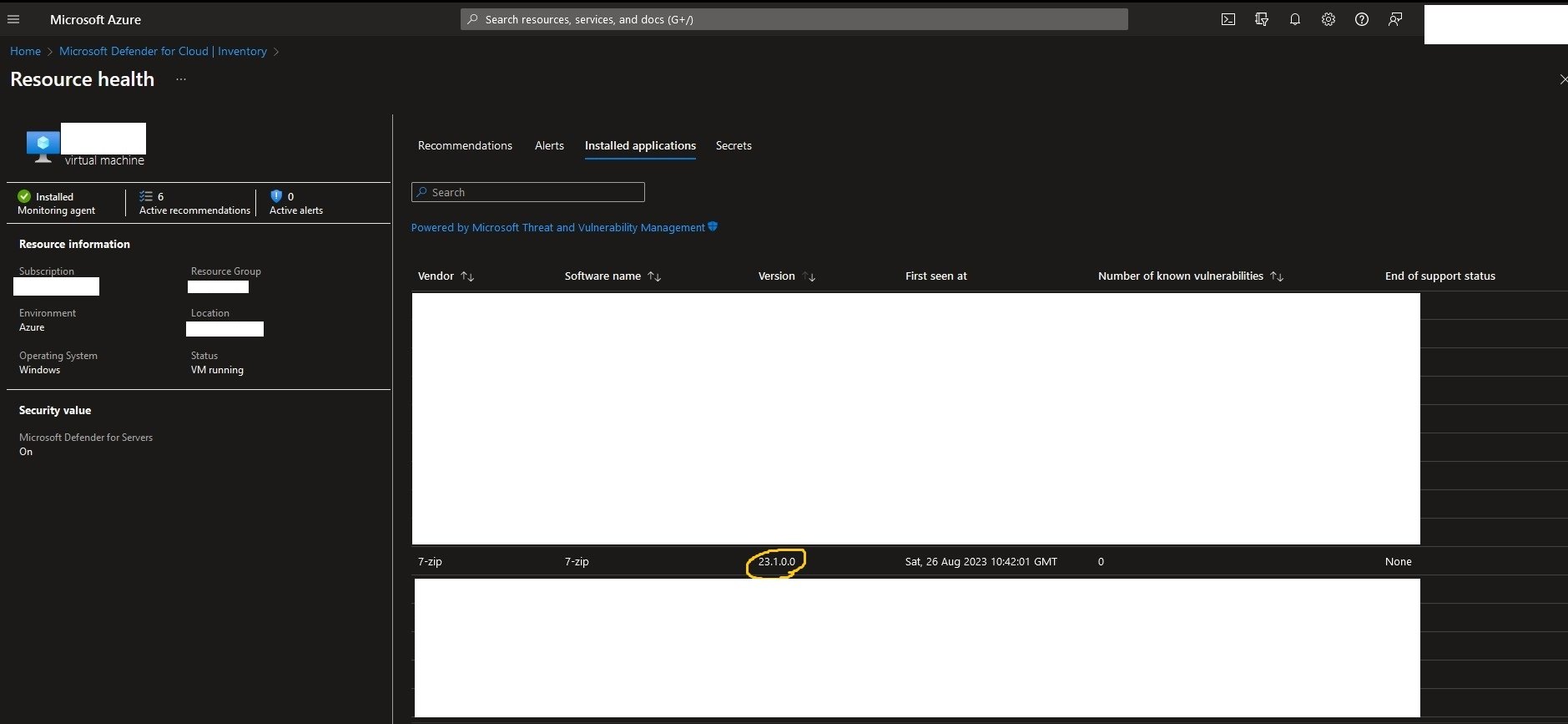 AMA agent extension showing unavailable on our Qualys Virtual Scanner Appliance Linux VMAzure HVEDMDxOgAsU6tYTZxG%2fOY2jC6GkXyh9Oe%2bMhmJZy0liYlYgTC4nFW%2bqi4vuSrVf16XuMwMkcWhxgdKlhimXuCU%3d.jpg