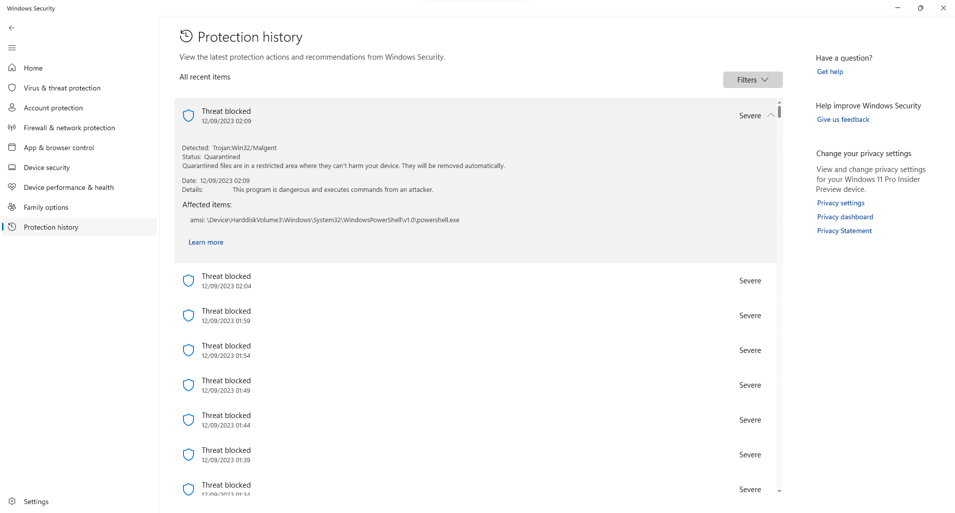 Help needed Detected: Trojan:PowerShell/DownloadExec hxbH1UNqg1CdTssuxq8nE%2b5fc6f9iHWo8z2L1jBaFZDJwQxOD%2f9NPsF0NGZm3bhNgmLb24530xvE3lZahgK%2fr7s%3d.png