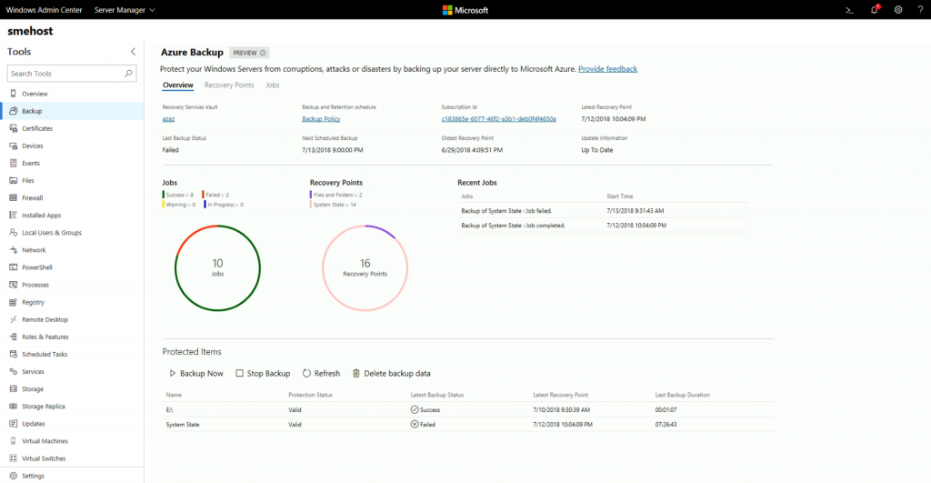 Announcing general availability of Windows Admin Center version 1910 Hybrid-1024x531.png