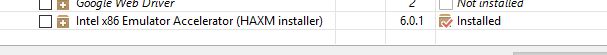 Android on Windows. Intel® Virtualization is enabled but it is used by some other software... I3ty5.jpg