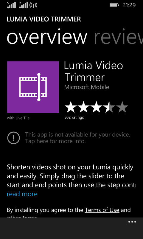 Microsoft Store purchased ads Free version of Video Trimmer master IBRBU.png