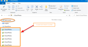 How to delete duplicate iCloud Photos entries from Explorer sidebar iCloud-folder-multiple-entries-300x159.png