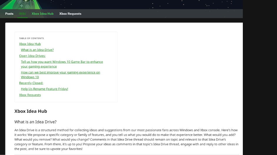 Share Ideas and Engage with Team Xbox Using the Xbox Idea Hub IdeaHub_Test_2_940-hero.jpg