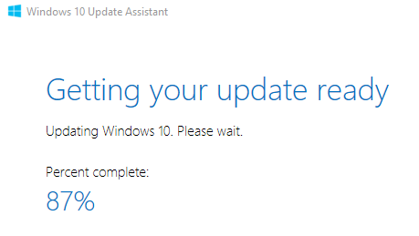 What are the main differences between Update Assistant and normal Windows Update Settings >... IeZhA.png
