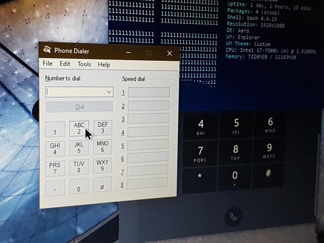 Dialer.exe, one of the oldest programs still included in Windows, is nearly 30 years old... ikgooye9mvz81.jpg