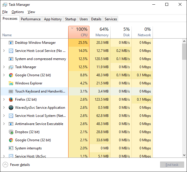 power plan causing 100% cpu usage in task manager but not other monitors ikzwO.png