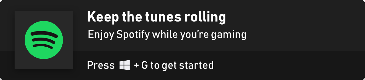 Spotify, Chat, and more coming to Game Bar on Windows 10 Image1-1.png