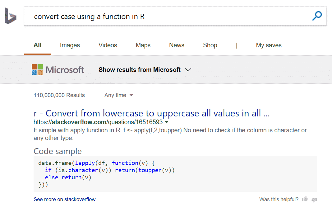 Bing Intelligent search: Coding answers at your fingertips image1.png