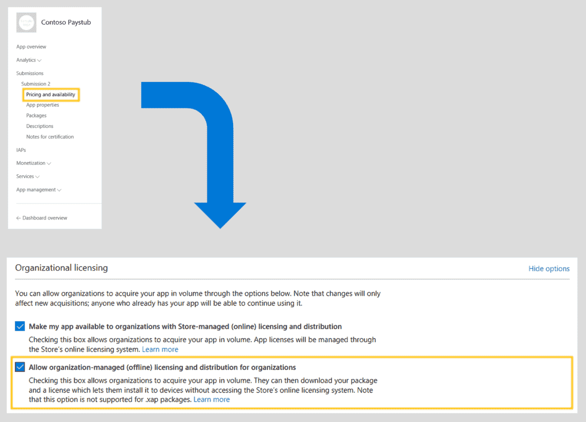 Volume licensing/deploying paid apps in the MS Store to an image IMAGE14.png