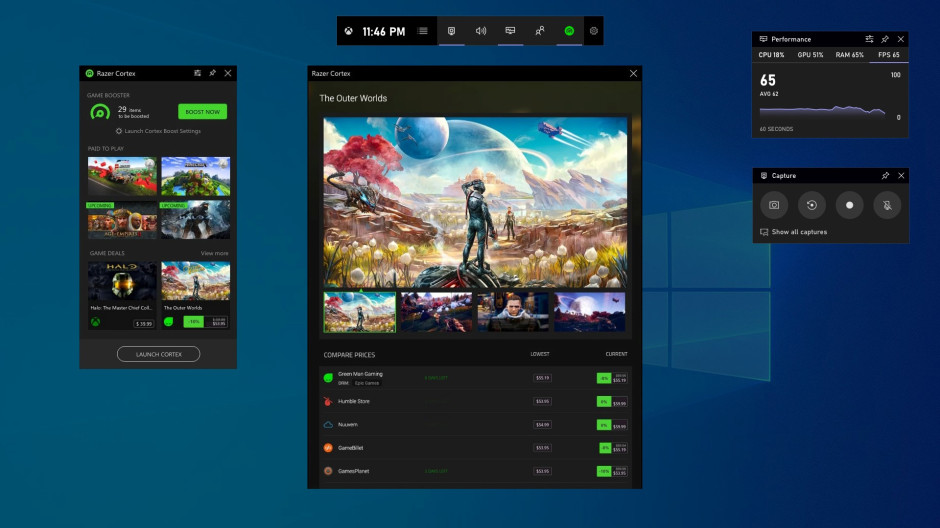 What is Next for Xbox Game Bar in Windows 10 Image3_Razer-Cortex.jpg