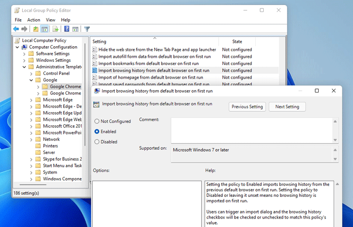 How to import Browsing History from default browser to Chrome on first run import-browsing-histort-default-browser-chrome-first-run.png