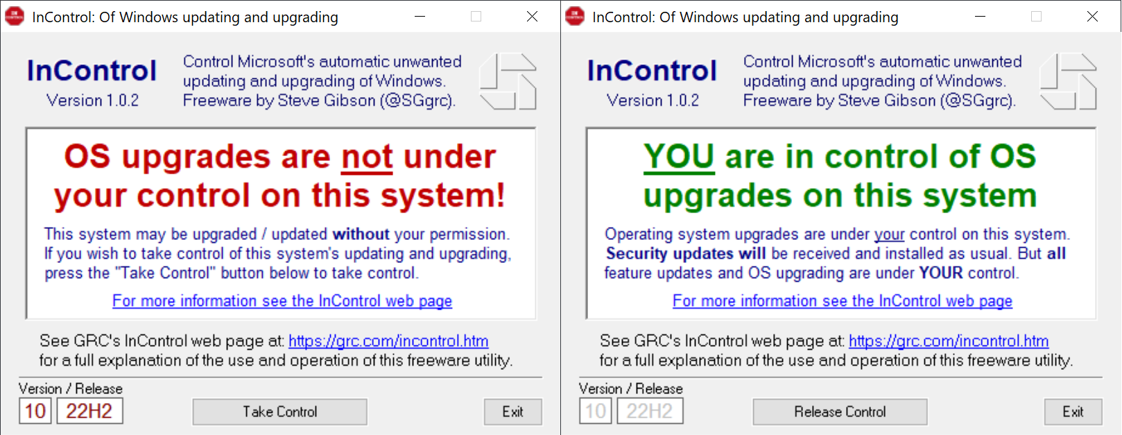 Windows 10 Support ends in exactly 1 year - here are your options incontrol-windows-target-release-update.png