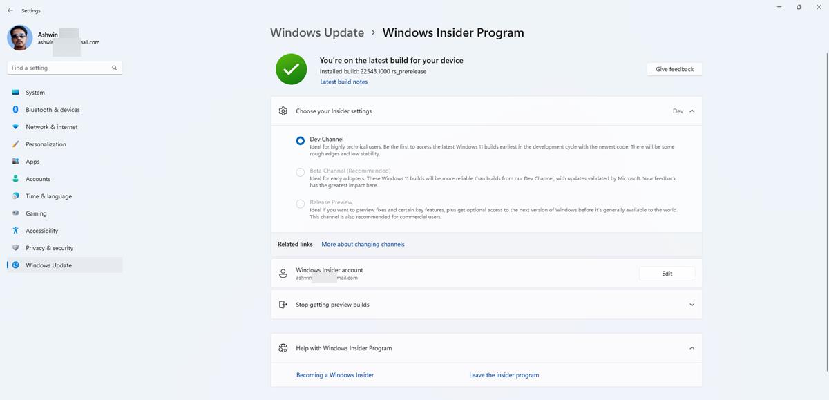 Windows 11 Insider Preview Program will soon allow users to switch from the Dev Channel to... indows-11-Insiders-will-soon-be-able-to-switch-from-the-Dev-Channel-to-the-Beta-Channel-directly.jpg