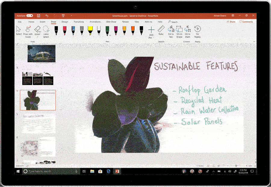 New inking and 3D updates to Office 365 Ink-to-Bulleted-List-and-Design-Ideas.gif