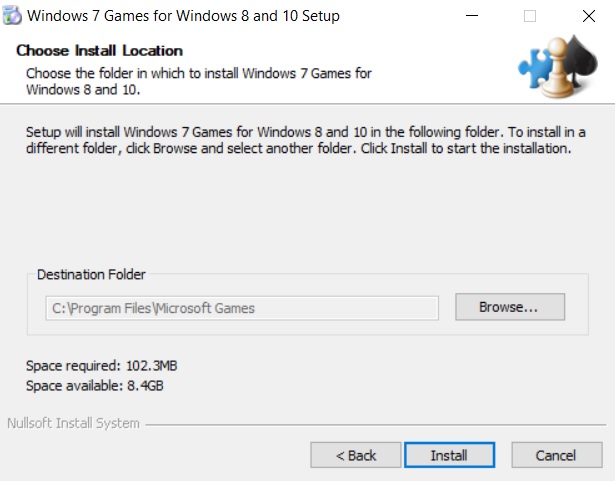 How to install Windows 7 games on Windows 10 Installation-location.jpg