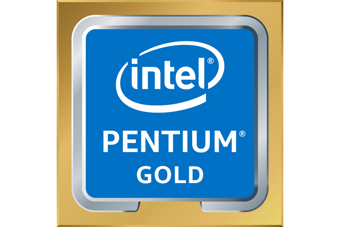 Replace an Intel pentium by a better processor. Intel-Pentium-Gold-badge.jpg