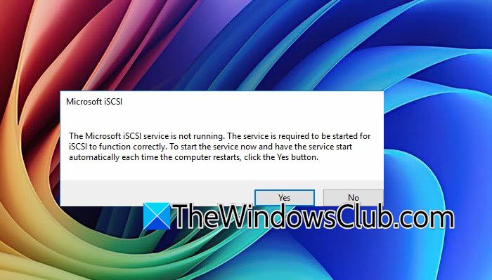 The Microsoft ISCSI service is not running iscsi-error.jpg
