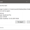 Could not find this item, This is no longer located in path error on Windows 10 Item-Not-Found-100x100.png