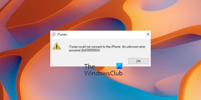 iTunes could not connect to this iPhone, Error 0xE800000A on Windows PC iTunes-Error-0xE800000A-2.jpg