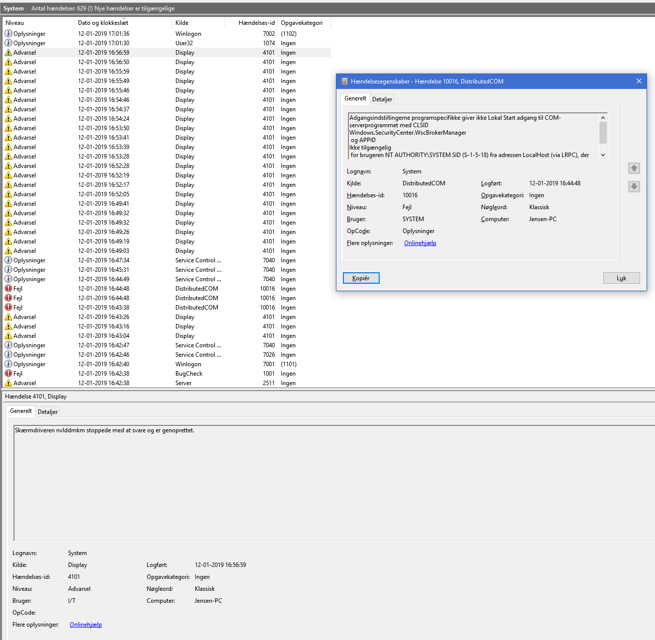 Application has been blocked from accessing graphics hardware in windows 10 - Black screen... ivSurV7.png