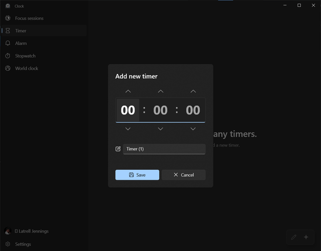 Anybody else find it annoying how Windows puts a (1) in the timer or alarm name even if... jl7zkre2nwha1.png