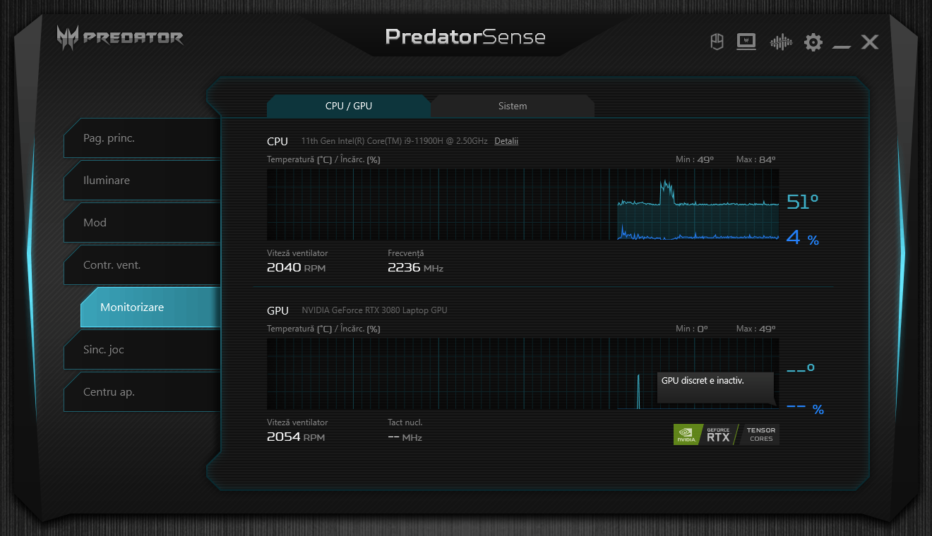 Acer Predator Triton 500 PT516-51s-98E0 - Discrete GPU Usage Peaks JNE%2bWdK3bFf3F%2bNlTi39Ujt3HEiCLauhhN3LBMK1i3GMhq3MDNqawht96Lhk%2b7Zlu0r4ncKynviKKzW0iFc9KIw%3d.png