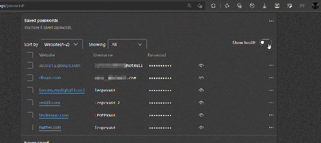 Microsoft Edge's Settings page will allow you to quickly see if any of your passwords are... JWkYGvJXkyuzZJD8OKCyWLtBLk9s0uvVP4wVXRQGpOA.gif