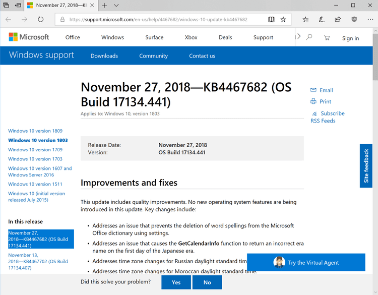 KB4467682 and KB4467681 for Windows 10 1803 and 1709 kb4467682.png