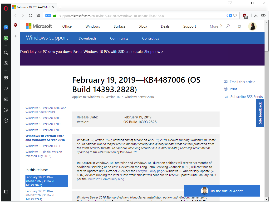 Windows 10 updates KB4487029, KB4487021, KB4487011 and KB4487006 released KB4487006.png