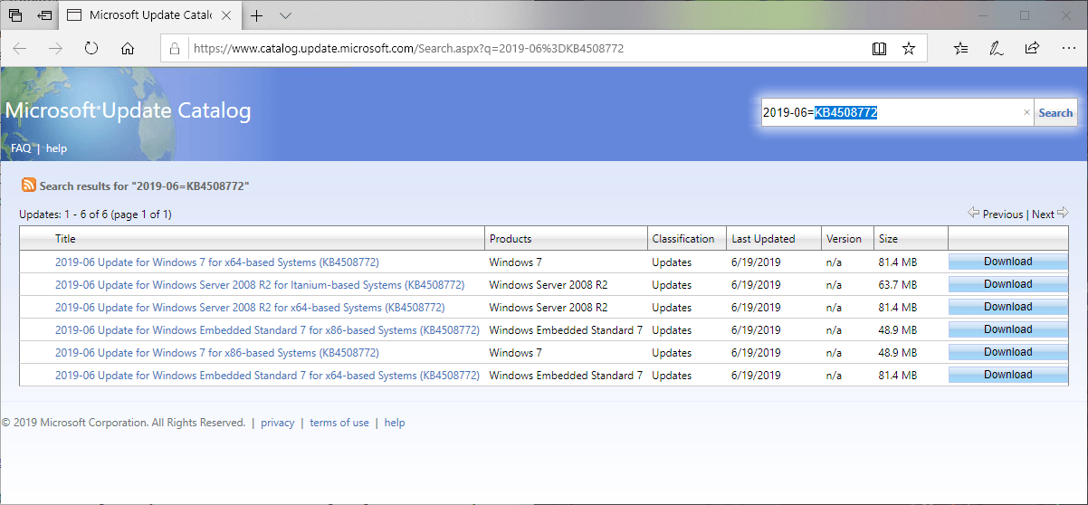 KB4503277 and KB4503283 for Windows 7 and 8.1 released KB4508772-windows-7-2008-r2.png