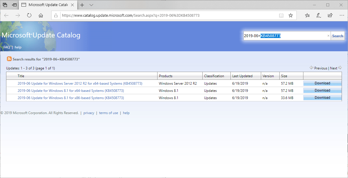 KB4503277 and KB4503283 for Windows 7 and 8.1 released KB4508773-windows-8-2012-r2.png