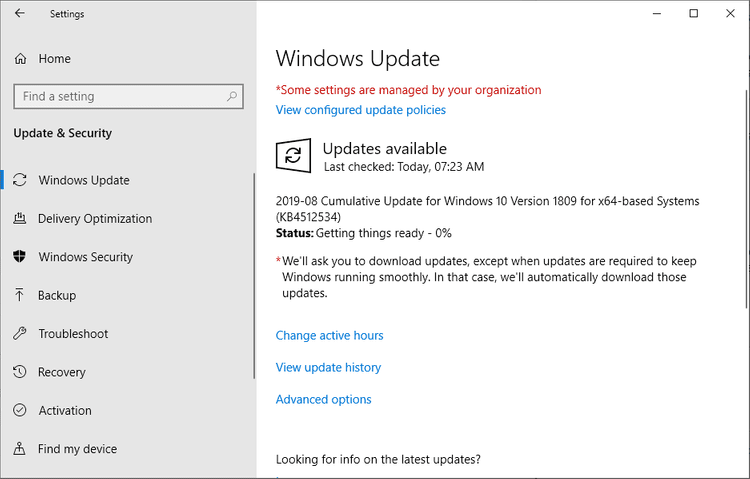 KB4512534 for Windows 10 version 1809 fixes VB bug and more KB4512534-windows-10-1809.png